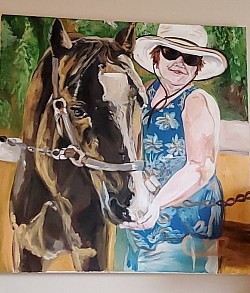 A chain that never die is the love of the horse.